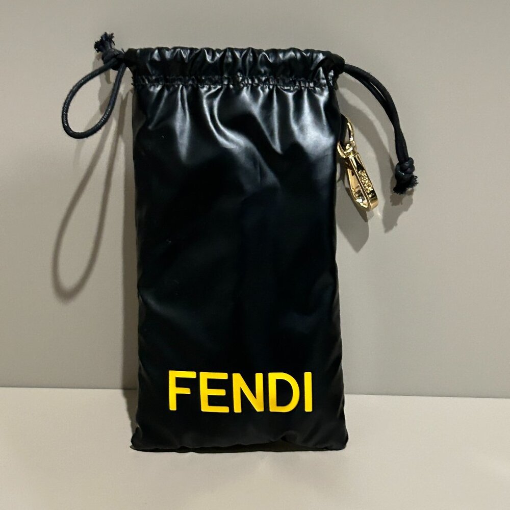 Authentic Fendi Sunglasses/eyeglasses Soft Pouch Black